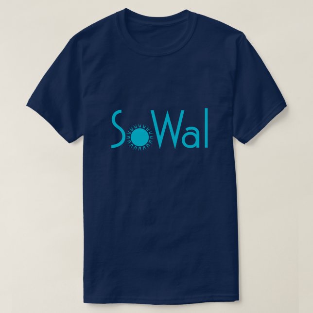 Camiseta SoWal el condado de Walton del sur con Sun (Diseño del anverso)