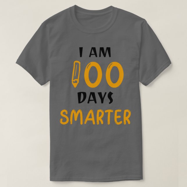 CAMISETA SOY 100 DÍAS MÁS INTELIGENTE (Diseño del anverso)