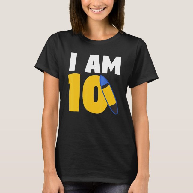 Camiseta Soy 10 Surfboard Tener Surfboard (Anverso)