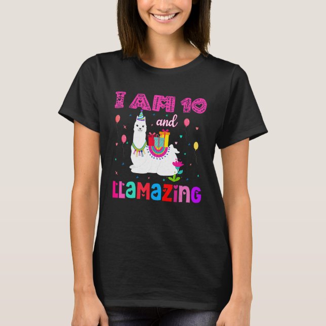 Camiseta Soy 10 Y Llamo Llama (Anverso)