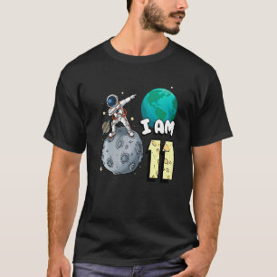 Camiseta Soy 11 Astronauta Espacial Kid Moon Walker 11º nac