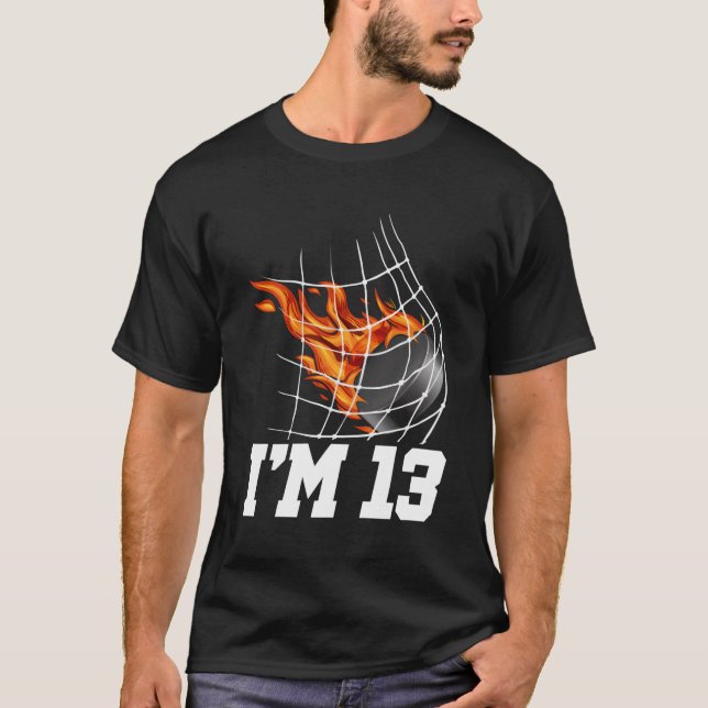 Camiseta Soy 13 Deportes Neto De Hockey Sobre Hielo N 13 (Anverso)