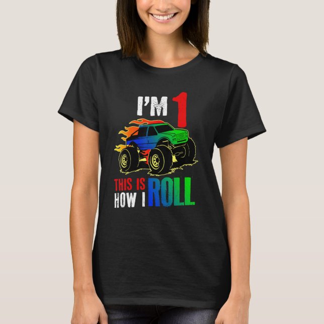 Camiseta Soy 1 Así es como rollo el coche del camión (Anverso)