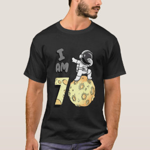 Camiseta Soy 1 Astronauta Espacial Kid Moon Walker Primer n