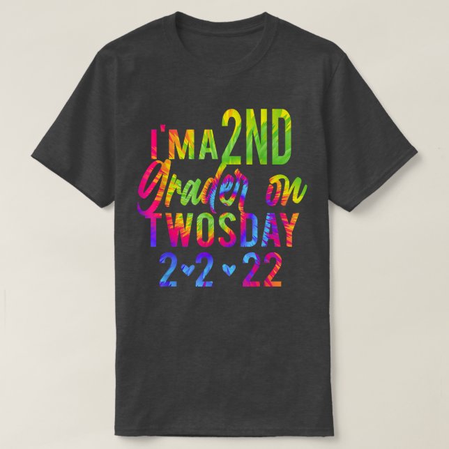 Camiseta Soy 2º Grader el Twosday 22222 Febrero 22 202 (Diseño del anverso)