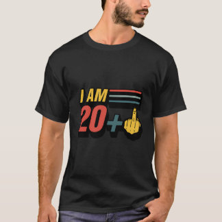 Camiseta Soy 20 Más Gráfica Divertida Del Dedo Medio 21St B