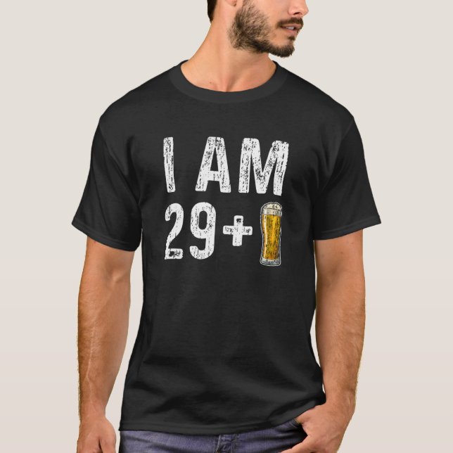 Camiseta Soy 29 Más 1 Cerveza - 30 Beer Beer Beer Beer Beer (Anverso)