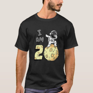 Camiseta Soy 2 Astronauta Espacial Kid Moon Walker Segundo