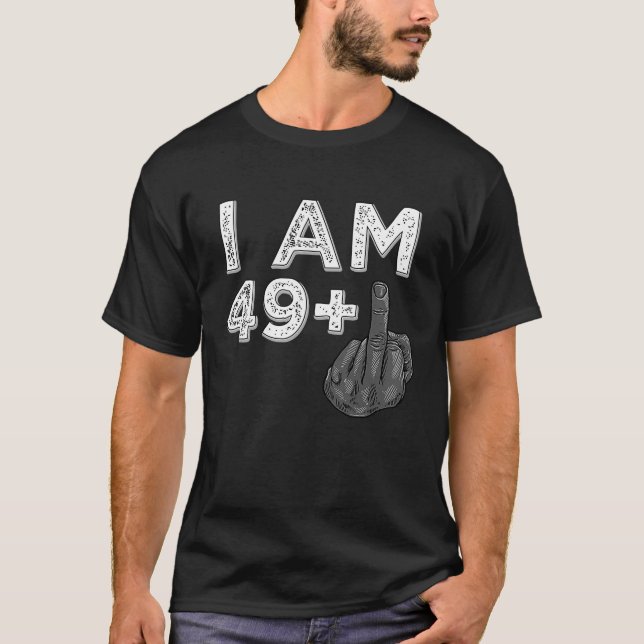 Camiseta Soy 49 más 1 celebrante del Día del Dedo Medio (Anverso)