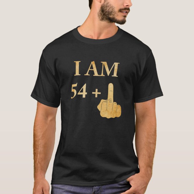 Camiseta Soy 54 Más 1 Gracioso 55 cumpleaños 1965 1966 (Anverso)