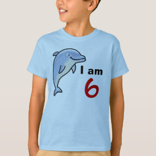 Camiseta Soy 6 años hoy (el delfín lindo)