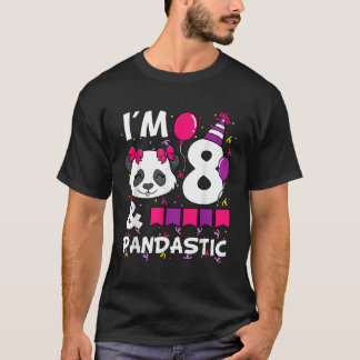 Camiseta Soy 8 Pandastic Py 8Th Bday