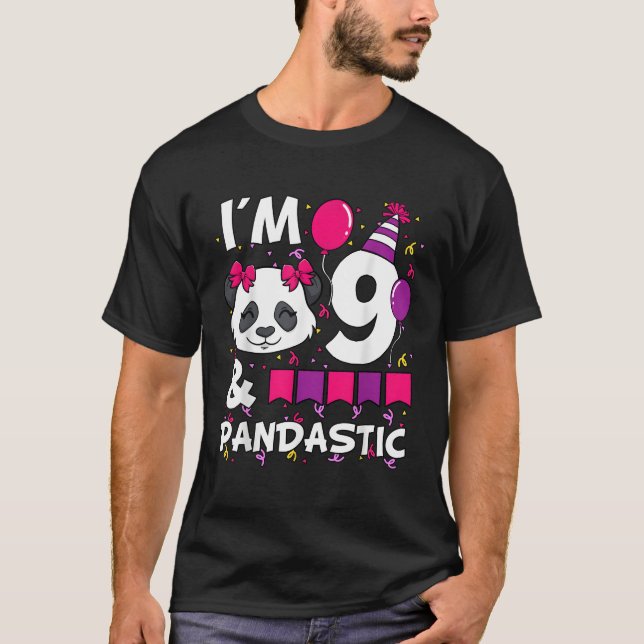 Camiseta Soy 9 Pandastic Py Novena Celebración Del Día (Anverso)
