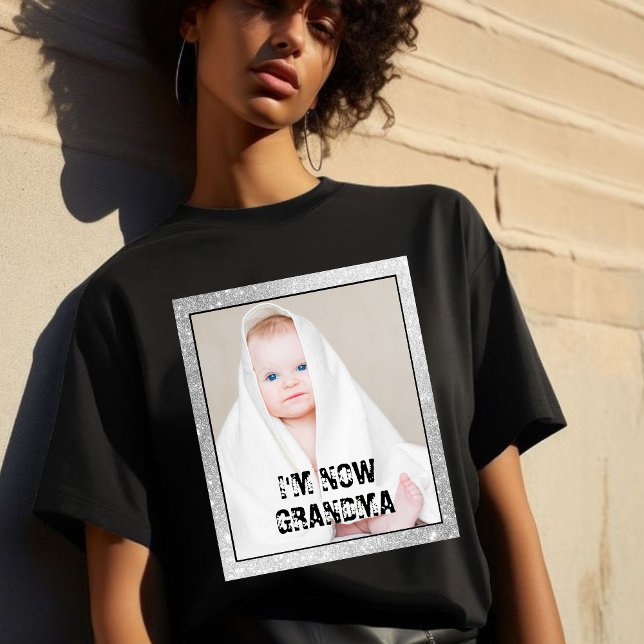 Camiseta SOY ABUELA & foto personalizada del nieto (Subido por el creador)