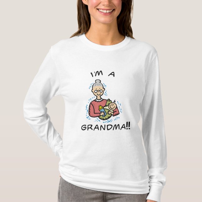 Camiseta Soy abuela y bebé (Anverso)