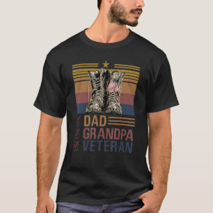 Camiseta Soy abuelo de papá y retro del Día de Veteranos Pa