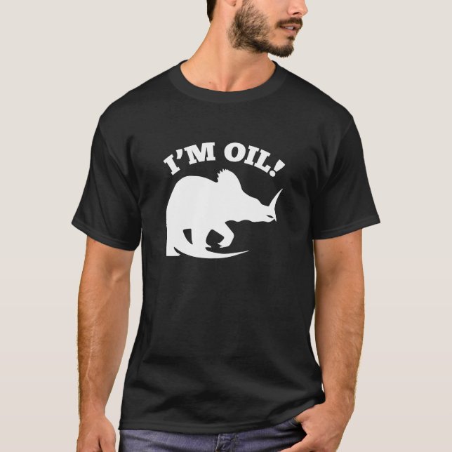 Camiseta ¡Soy aceite! (Anverso)