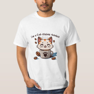 Camiseta Soy adicto a la Cat-feína