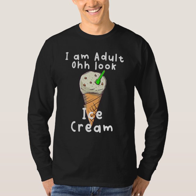 Camiseta Soy Adulto Ohh Look Ice Cream (Anverso)