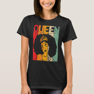 Camiseta Soy Afro Mujer Reina Fuerte Negra 3