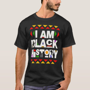 Camiseta Soy afroamericano, mes de la historia negra, febre