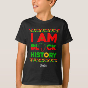 Camiseta Soy afrocéntrica historia negra afroamericana