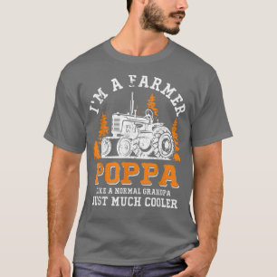 Camiseta Soy agricultor Poppa Rancher Tractor Farm Farming