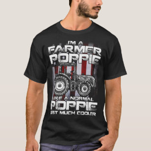 Camiseta Soy agricultor Poppie Rancher Regalos Tractor Farm