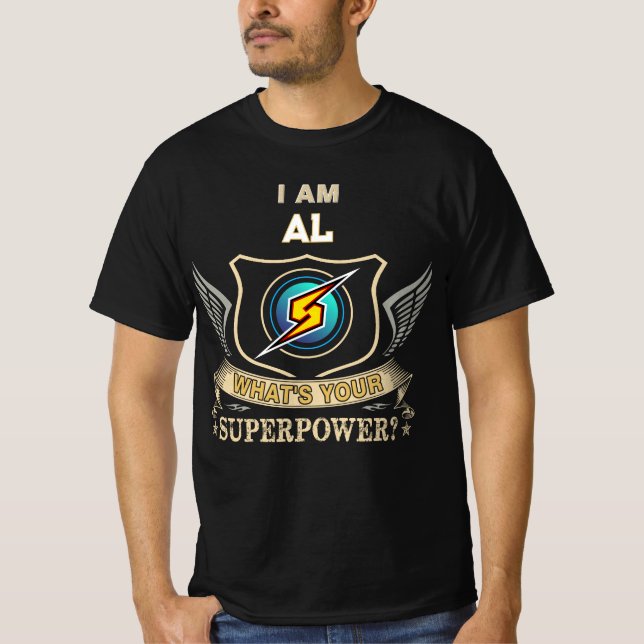 Camiseta Soy AL ¿Cuál es tu superpoder (Anverso)