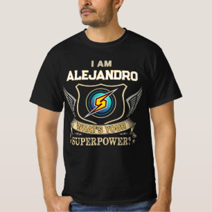 Camiseta Soy ALEJANDRO ¿Cuál es tu superpoder?