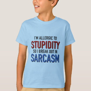 Camiseta Soy alérgico a la estupidez