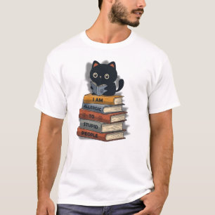 Camiseta Soy alérgico a la gente estúpida ccc