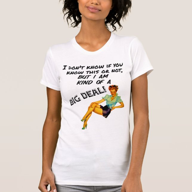 Camiseta Soy alguien importante (Anverso)
