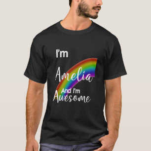 Camiseta Soy Amelia y soy increíble.