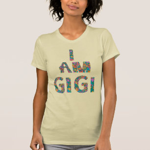 Camiseta Soy amiga de la bisabuela gigi mujer fuerte