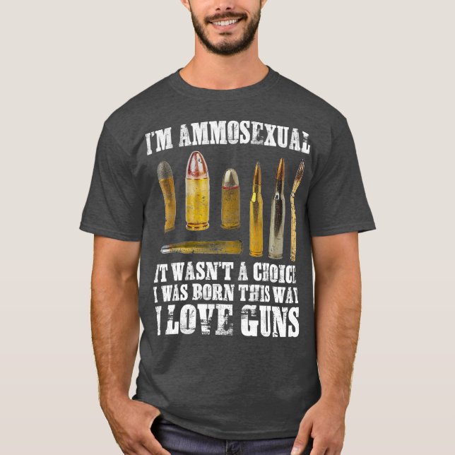 Camiseta Soy Ammosexual Me Encantan Las Armas La Segunda En (Anverso)
