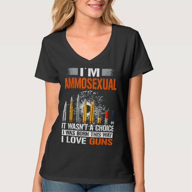Camiseta Soy Ammosexual Tee no fue una elección (Anverso)