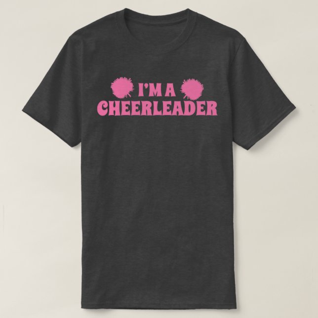 Camiseta Soy animadora de la idea de regalo de Cheerled (Diseño del anverso)