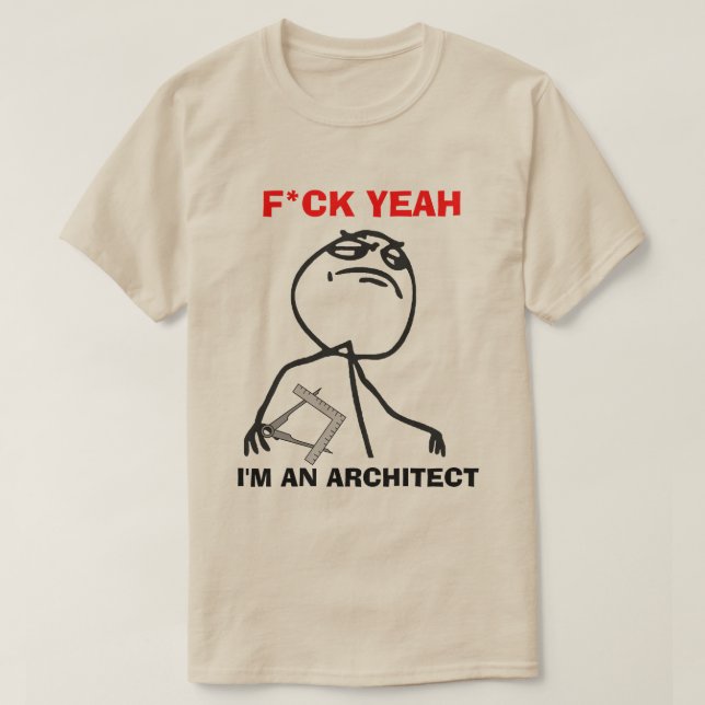 Camiseta Soy arquitecto (Diseño del anverso)
