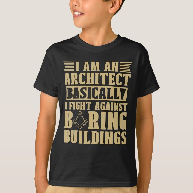 Camiseta Soy Arquitecto Básicamente Edificio De Arquitectur (Anverso)