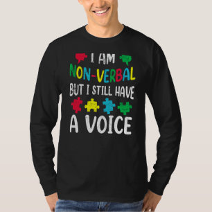 Camiseta Soy Autismo No verbal Conciencia Neurodiversidad A