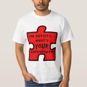 Camiseta Soy autista ¿Cuál es TU superpoder?
