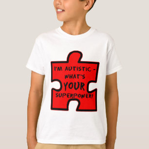 Camiseta Soy autista ¿Cuál es TU superpoder?