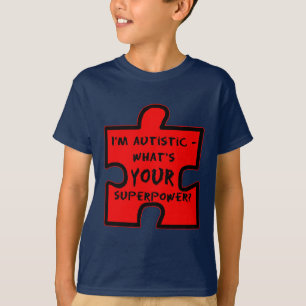 Camiseta Soy autista ¿Cuál es TU superpoder?