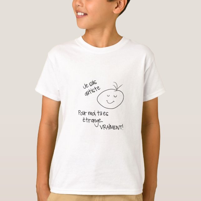 Camiseta Soy autista T-shirt (Anverso)