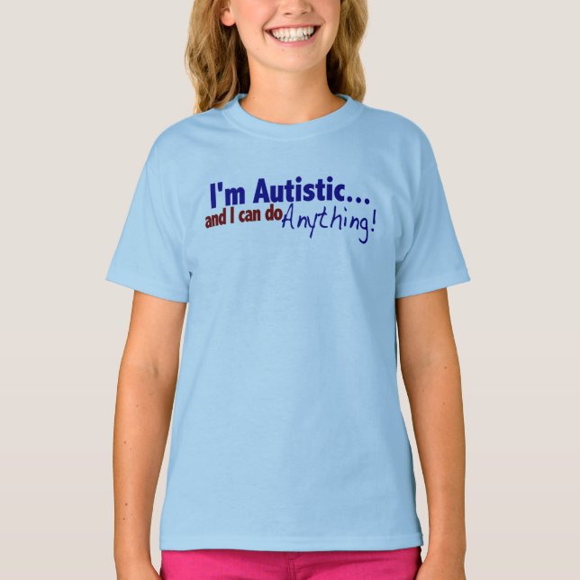 Camiseta Soy autístico (Anverso)