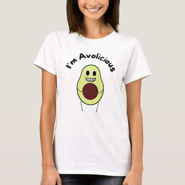 Camiseta Soy Avolicious - Funny Fruit Pun (Anverso)