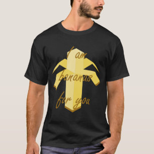 Camiseta Soy bananas para ti diseño de frutas divertidos y 