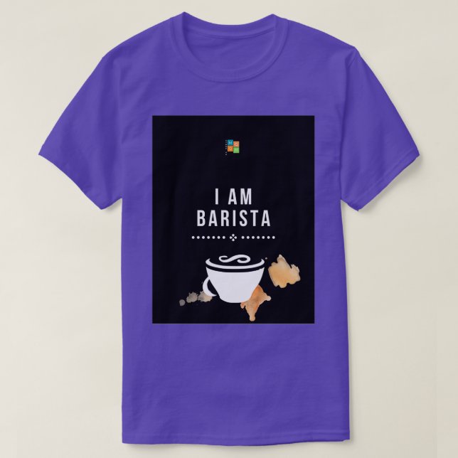 CAMISETA SOY BARISTA (Diseño del anverso)