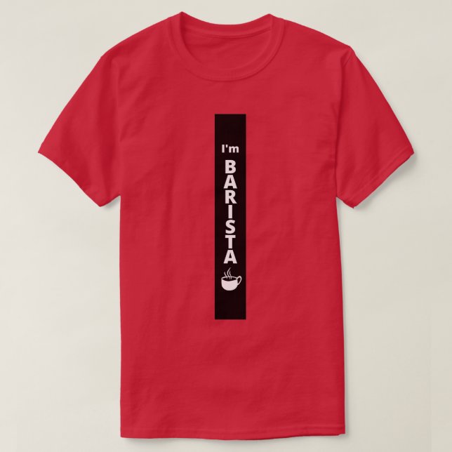 Camiseta Soy barista 1 (Diseño del anverso)